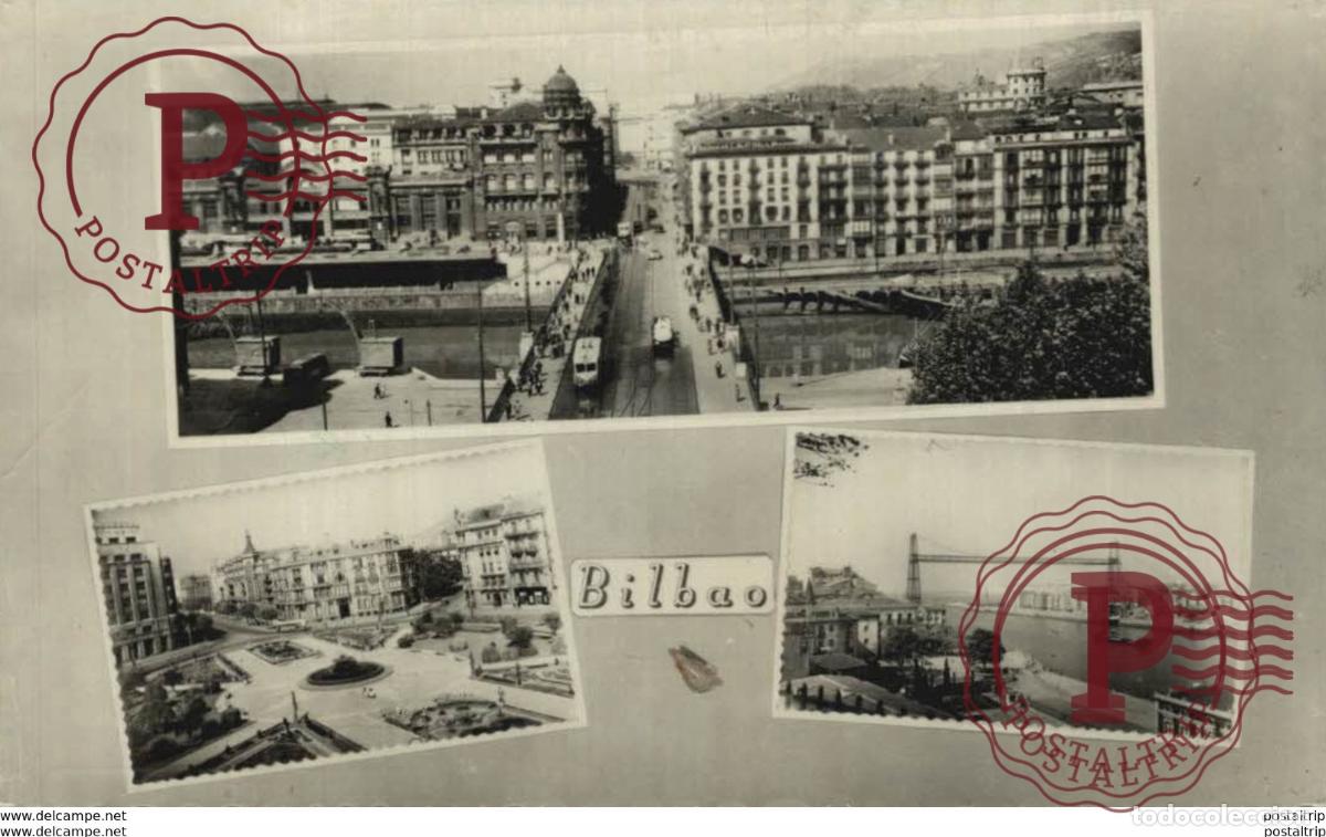 Postales: BILBAO- COLLAGE. VIZCAYA PA&Iacute;S VASCO ESPA&Ntilde;A ESPAGNE