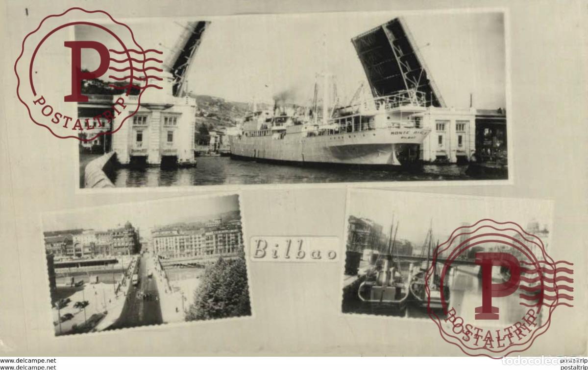 Postales: BILBAO- COLLAGE. VIZCAYA PA&Iacute;S VASCO ESPA&Ntilde;A ESPAGNE