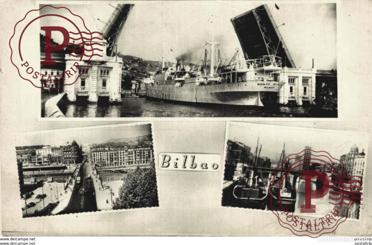 Postales: BILBAO- COLLAGE. VIZCAYA PA&Iacute;S VASCO ESPA&Ntilde;A ESPAGNE