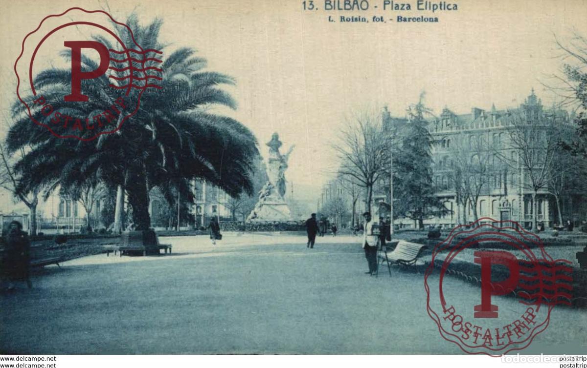 Postales: BILBAO- PLAZA EL&Iacute;PTICA. VIZCAYA PA&Iacute;S VASCO ESPA&Ntilde;A ESPAGNE
