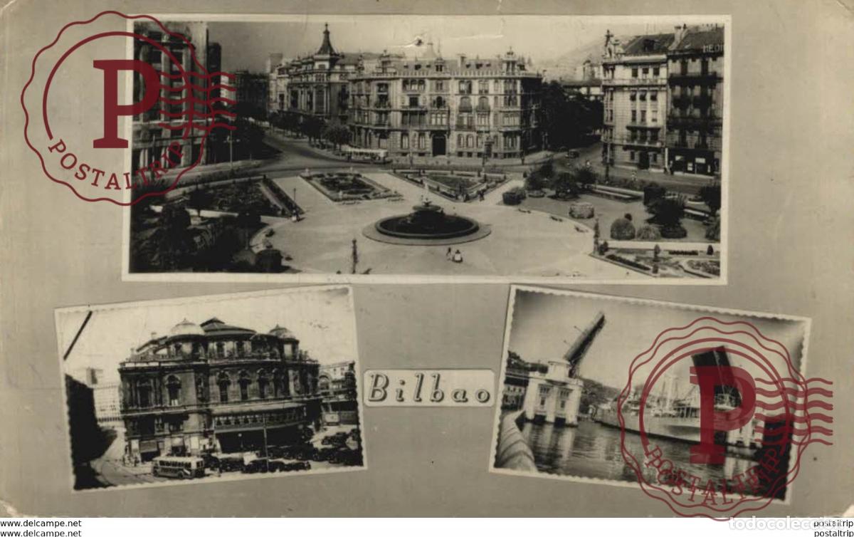 Postales: BILBAO- COLLAGE. VIZCAYA PA&Iacute;S VASCO ESPA&Ntilde;A ESPAGNE