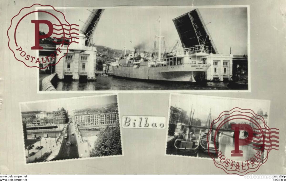 Postales: BILBAO- COLLAGE. VIZCAYA PA&Iacute;S VASCO ESPA&Ntilde;A ESPAGNE