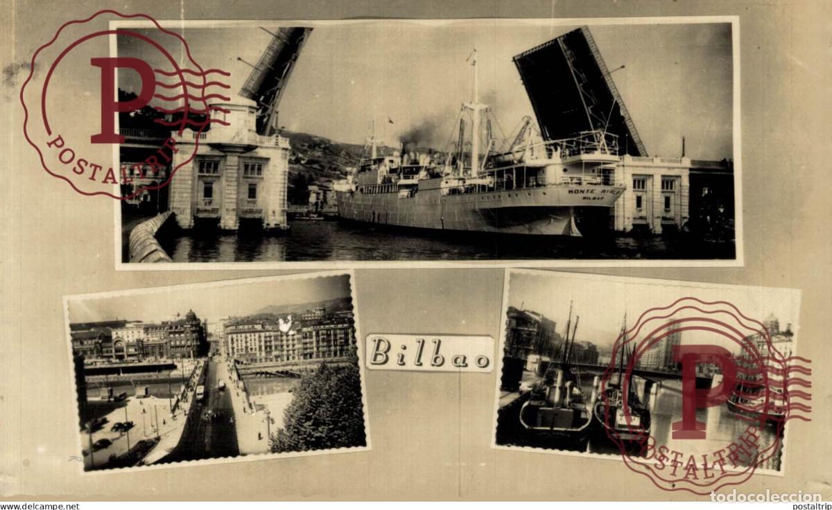 Postales: VIZCAYA. BILBAO. MULTIVISTAS.