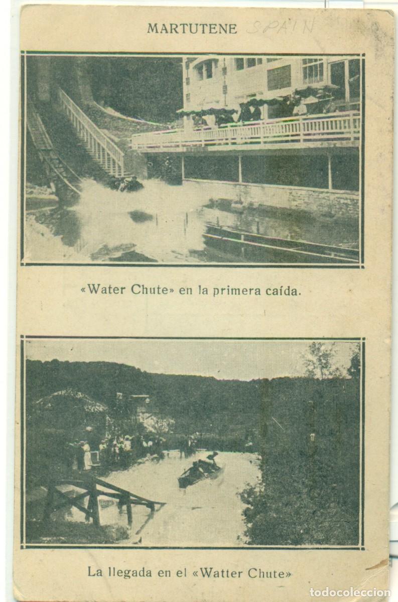 Postales: SAN SEBASTI&Aacute;N PARQUE DE MARTUTENE. ESCRITA en 1912. MUY RARA.