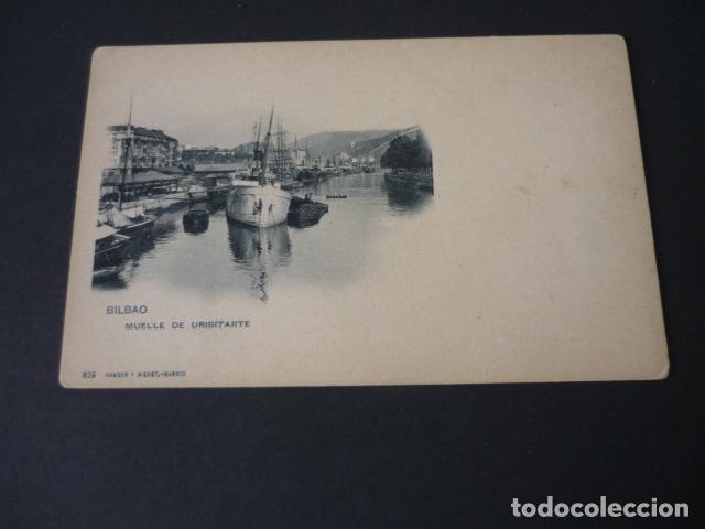 Cartes Postales: BILBAO MUELLE DE URIBITARTE HAUSER Y MENET SIN DIVIDIR