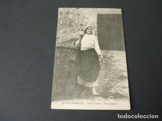 Cartes Postales: SAN SEBASTIAN TIPOS VASCOS UNA ALDEANA