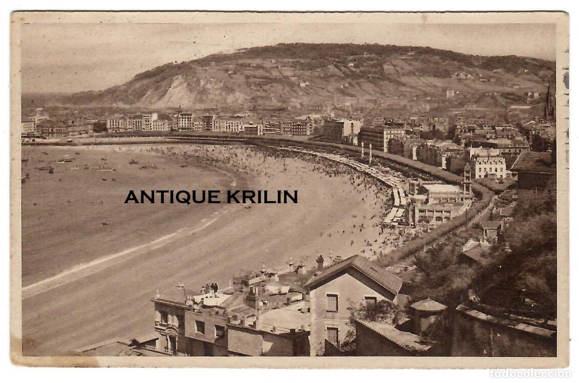 Postales: SAN SEBASTIAN N&ordm; 2 VISTA DESDE ISABURU / FOTO GALARZA / FRANQUEADA