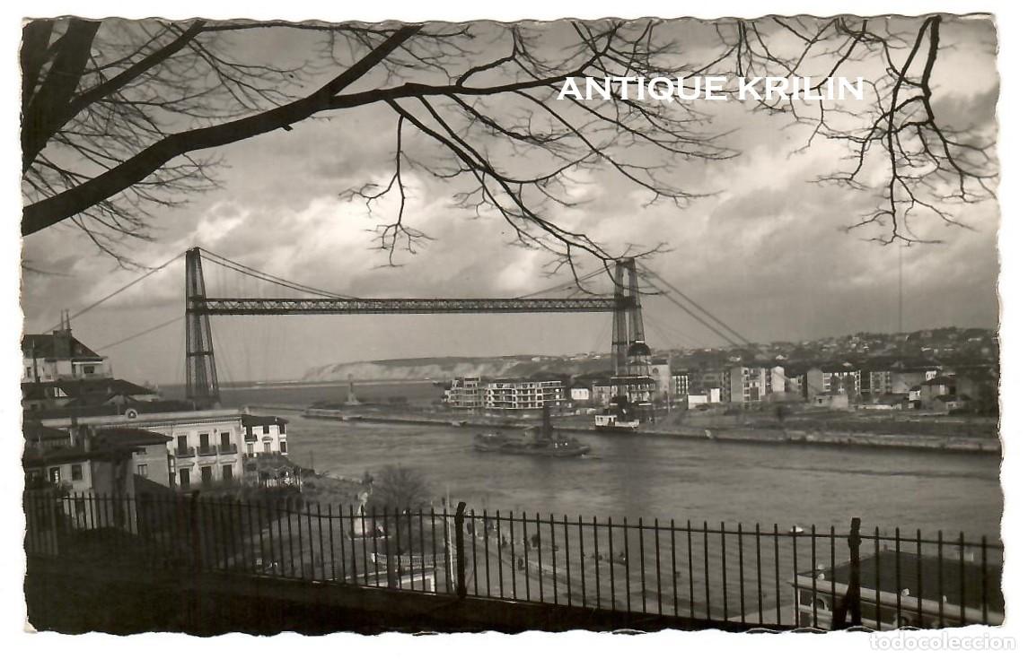Postales: PORTUGALETE N&ordm; 50 PUENTE DE VIZCAYA / EDICION G. GARRABELLA / SIN FRANQUEAR