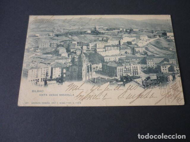 Postales: BILBAO VISTA DESDE MIRAVILLA HAUSER Y MENET REVERSO SIN DIVIDIR