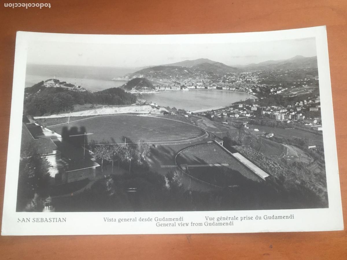 Postais: vista general desde gudamendi san sebastian postal original fotografica circulada