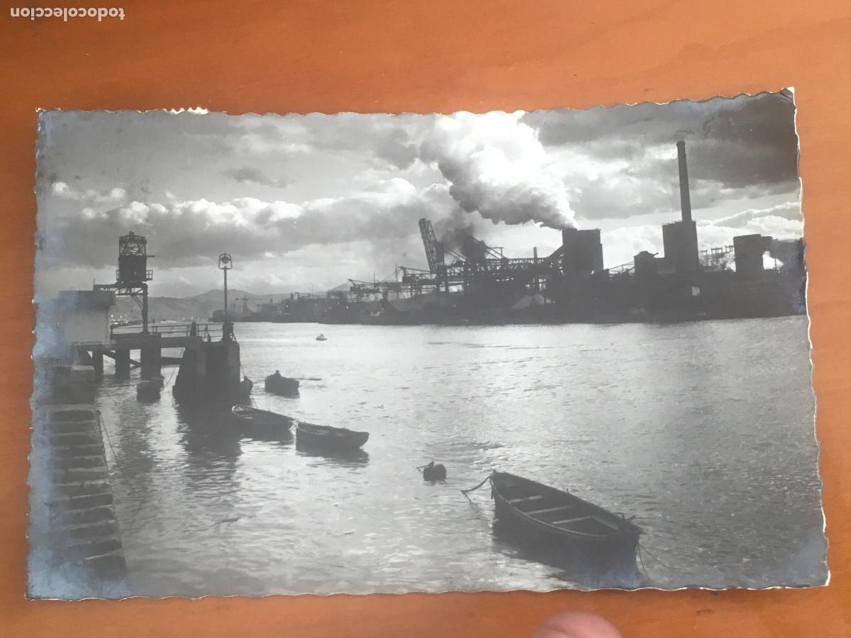 Postais: sestao vista parcial altos hornos postal original fotografica circulada
