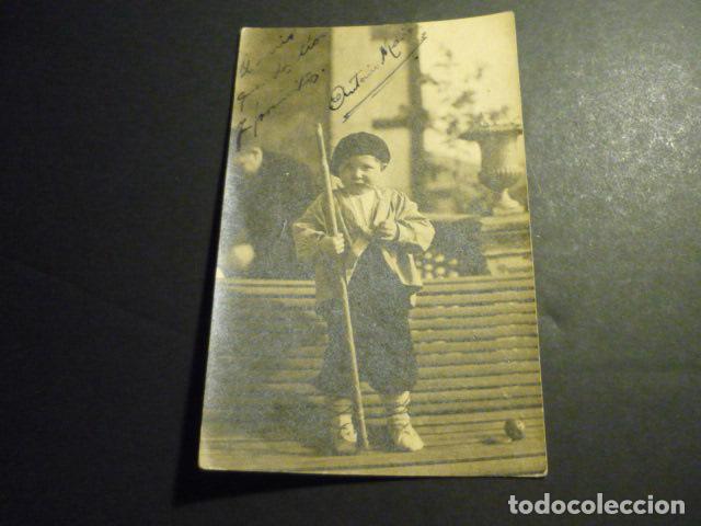 Postales: IRUN GUIPUZCOA NI&Ntilde;O VESTIDO DE CAMPESINO VASCO POSTAL FOTOGRAFICA 1926