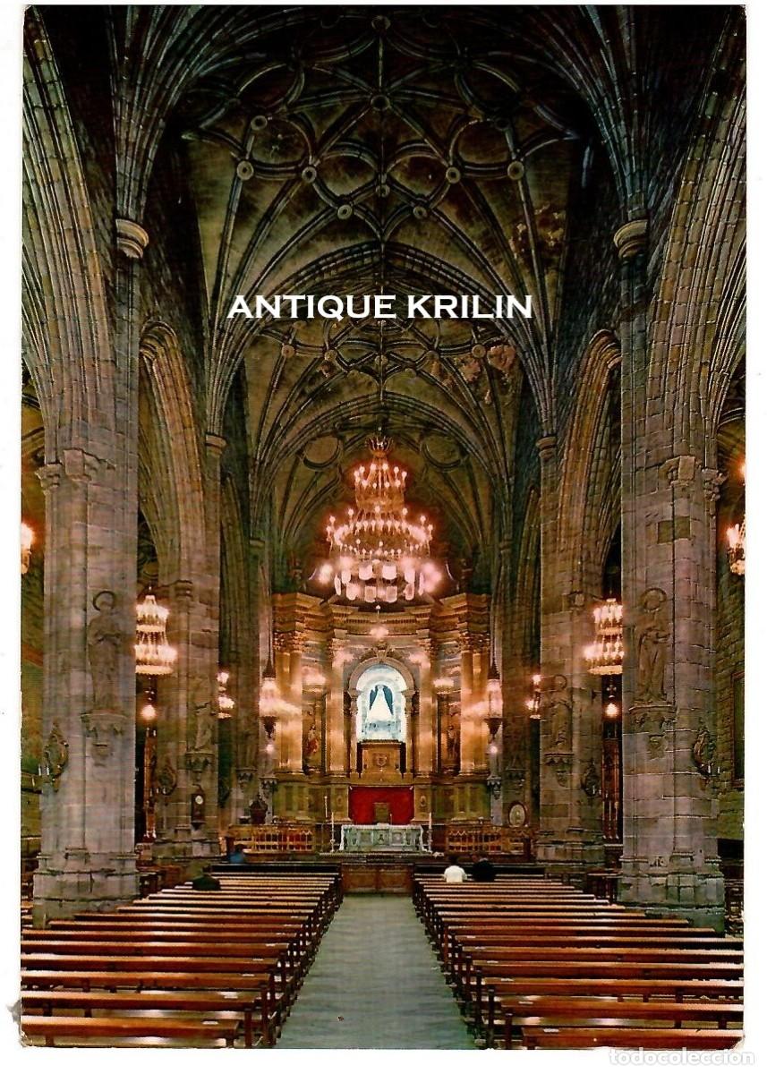 Postales: BILBAO N&ordm; 7206 BASILICA NTRA. SRA. DE BEGO&Ntilde;A , INTERIOR / SAN CAYETANO / FRANQUEADA