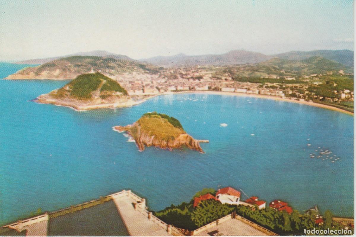 Postales: (21) SAN SEBASTIAN. VISTA DESDE EL MONTE IGUELDO ... SIN CICULAR