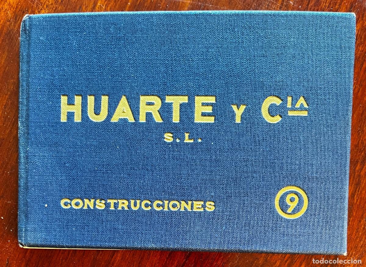 Postcards: Huarte y Cia S.L. Construcciones n&ordm; 9 ABASTECIMIENTO DE AGUAS DE VITORIA, con 43 laminas de fotograf