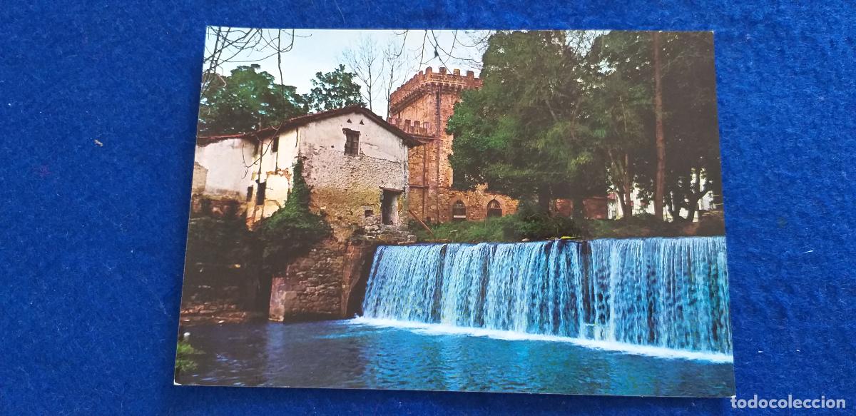 Postales: Postal de Munguia. Vizcaya. Cascada y Castillo de Torres de Villeta. Sin circular. # 6