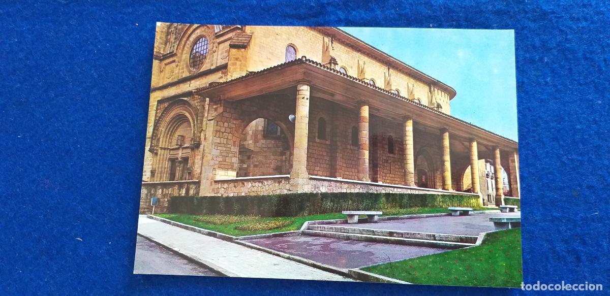 Postales: Postal de Munguia # 4. Vizcaya. P&oacute;rtico de la Iglesia.