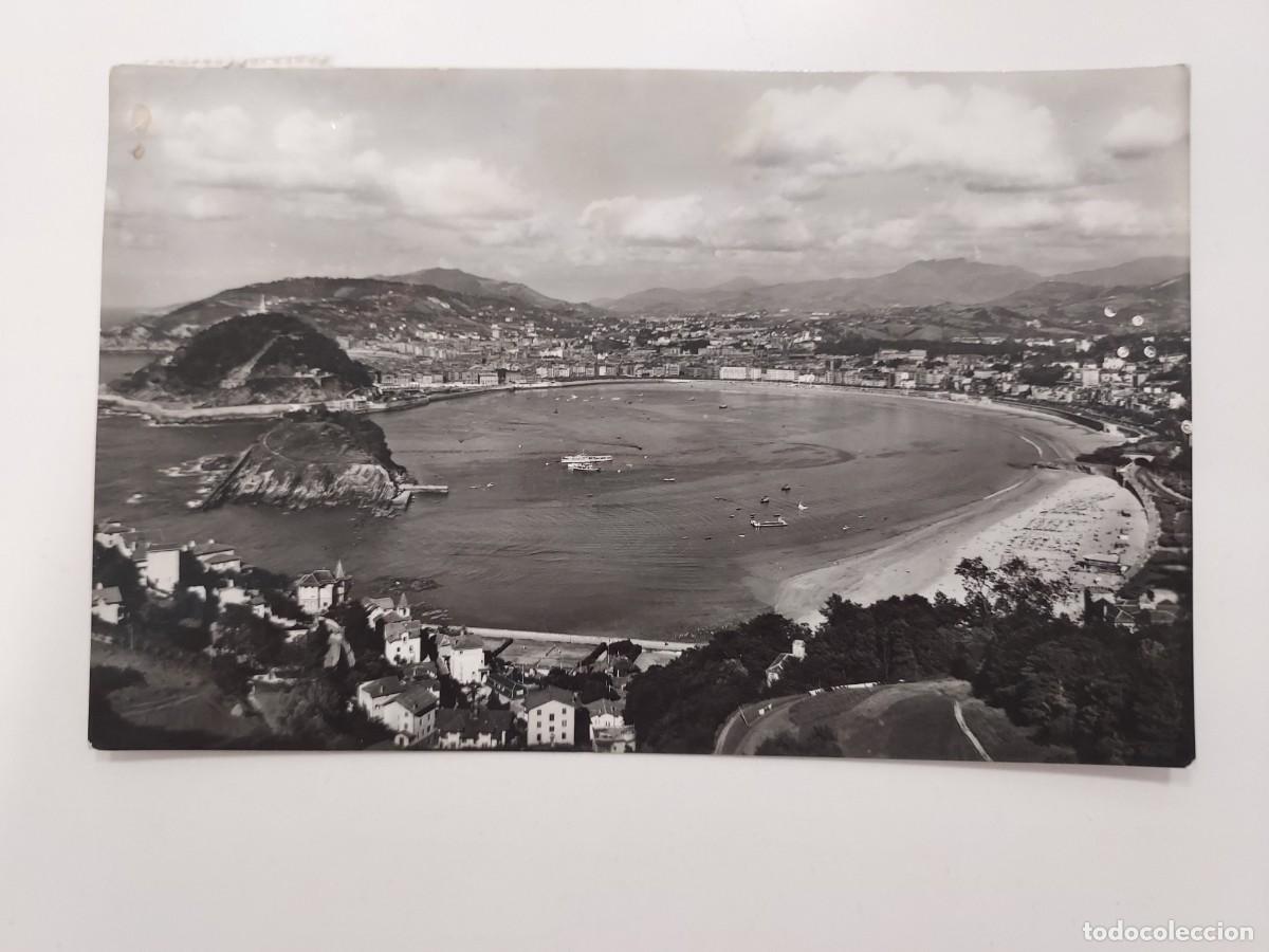 Postales: POSTAL SAN SEBASTIAN VISTA GENERAL DESDE IGUELDO. 1960. CIRCULADA