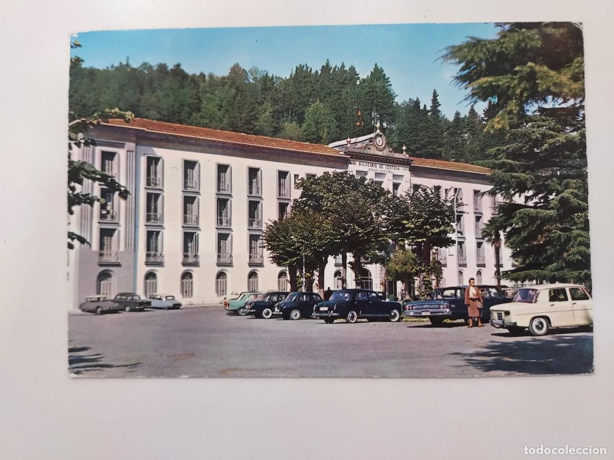 Postales: POSTAL CESTONA ENTRADA PRINCIPAL BALNEARIO. CIRCULADA 1974 MATASELLOS. GUIPUZCOA