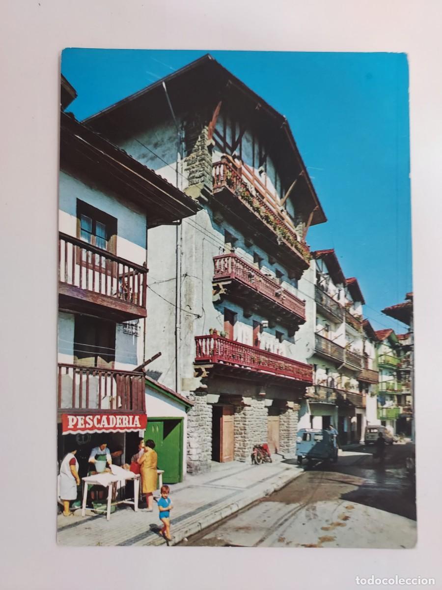 Postales: POSTAL FUENTERRABIA CALLE DE SANTIAGO PESCADERIA. 1969. SIN CIRCULAR. GUIPUZCOA. NAYLLA
