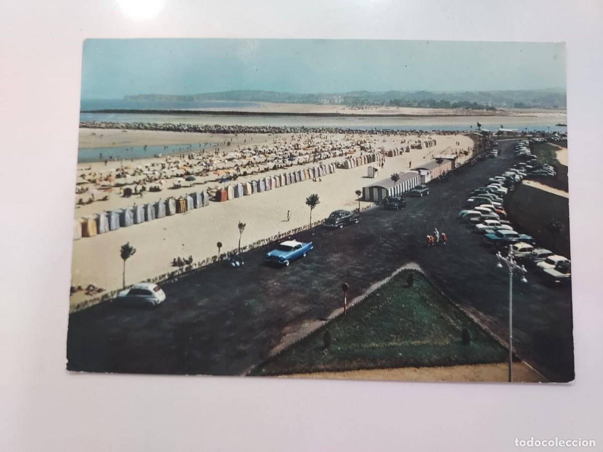 Postales: POSTAL FUENTERRABIA LA PLAYA. 1963. CIRCULADA. GUIPUZCOA. NAYLLA