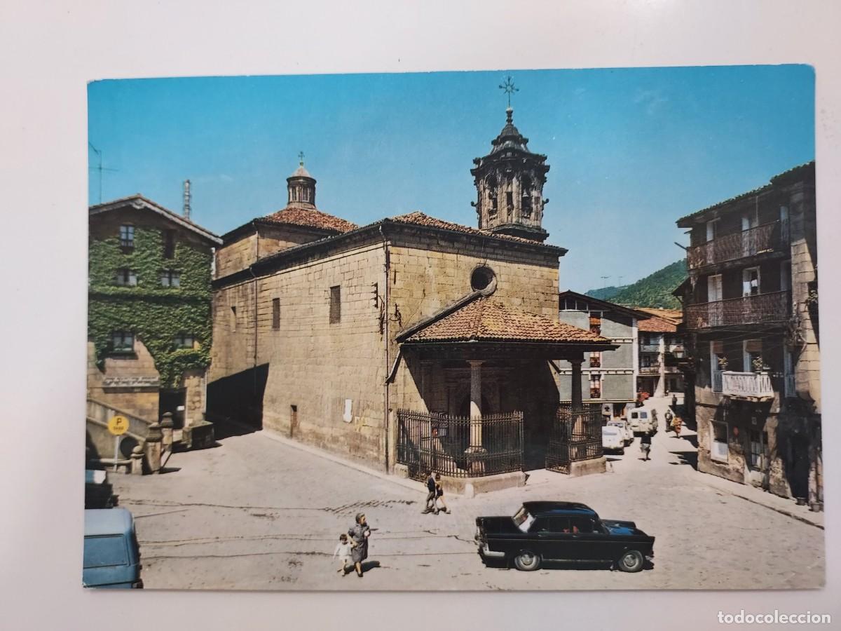 Postales: POSTAL LEZO IGLESIA DEL SANTO CRISTO. 1969. SIN CIRCULAR. GUIPUZCOA