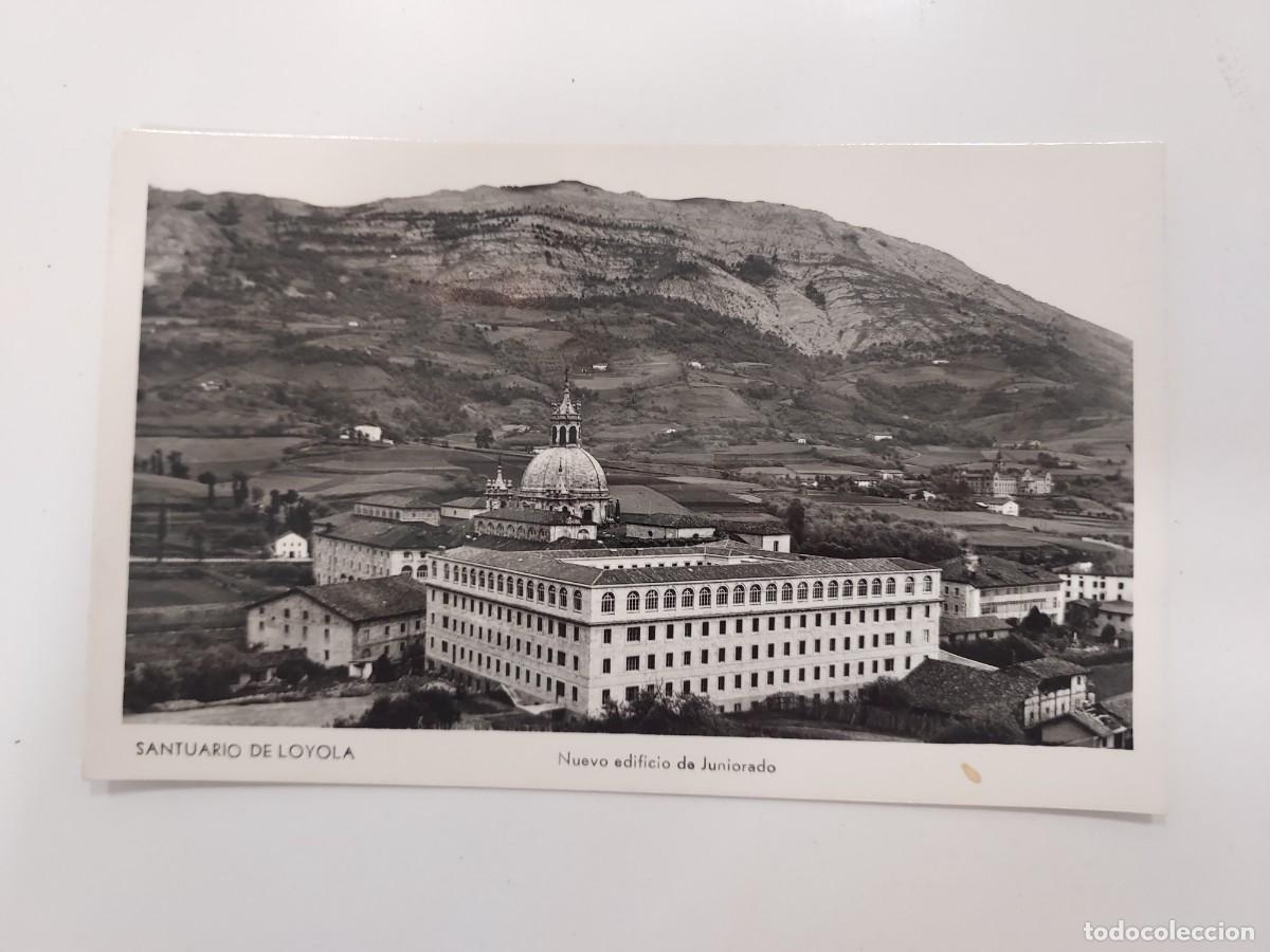 Postales: POSTAL SANTUARIO DE LOYOLA NUEVO EDIFICIO DE JUNIORADO. A&Ntilde;OS 1950. CIRCULADA. GUIPUZCOA. ANTIGUA