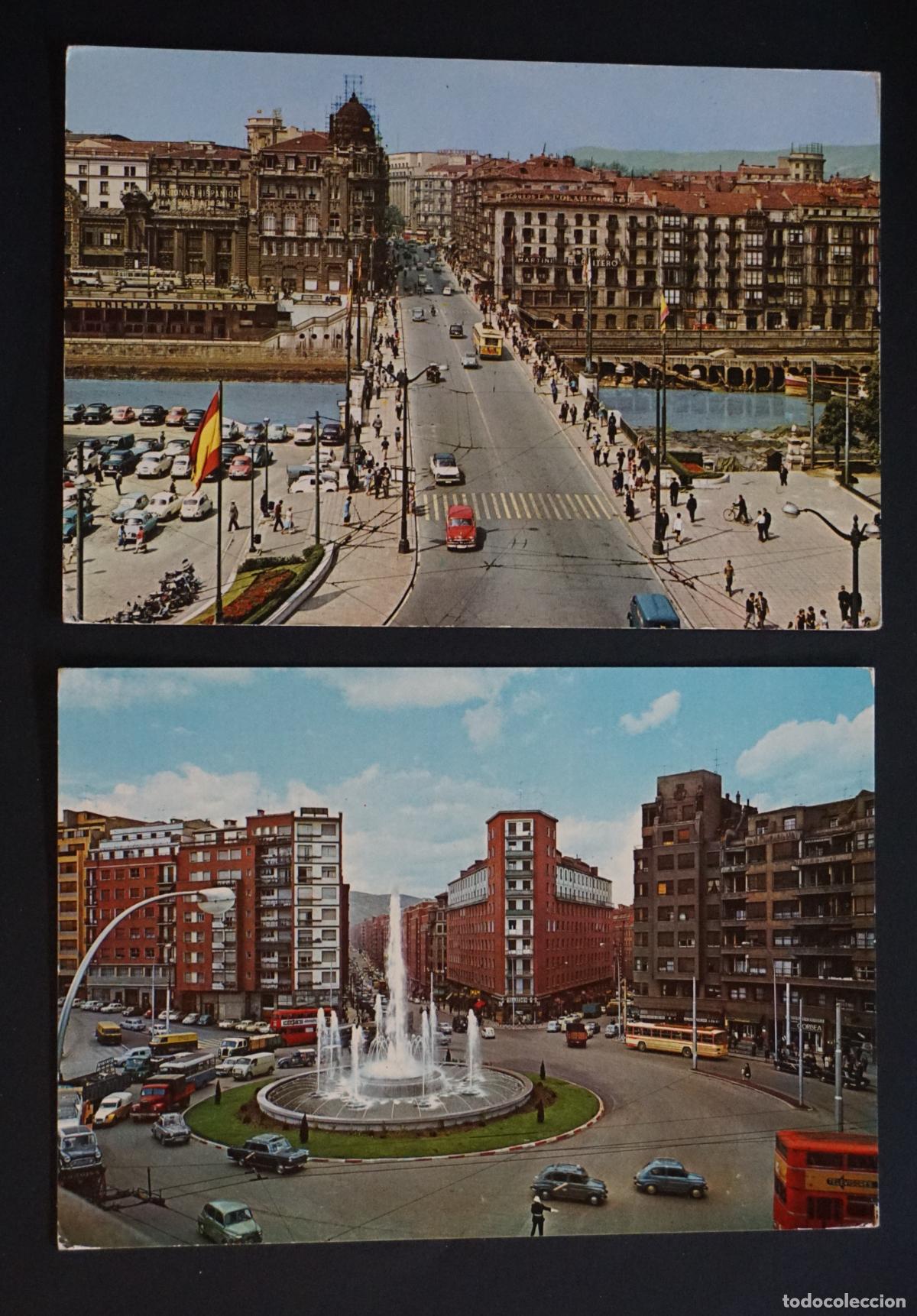 Postales: 2 Postales de Bilbao sin circular. Editadas en el a&ntilde;o 1967. - Foto 1