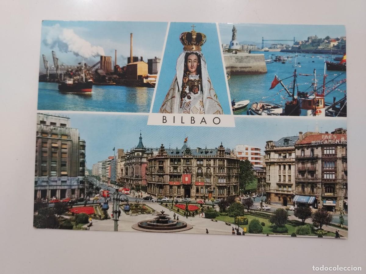 Postales: POSTAL BILBAO VIRGEN BEGO&Ntilde;A BELLEZAS CIUDAD. 1965. ESCRITA
