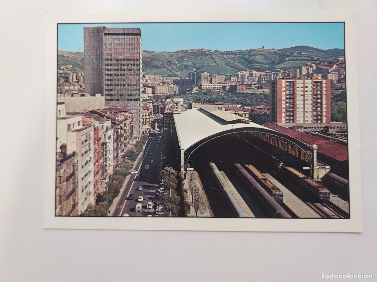 Postales: POSTAL BILBAO ESTACION DEL NORTE CALLE AMEZAGA. SIN CIRCULAR