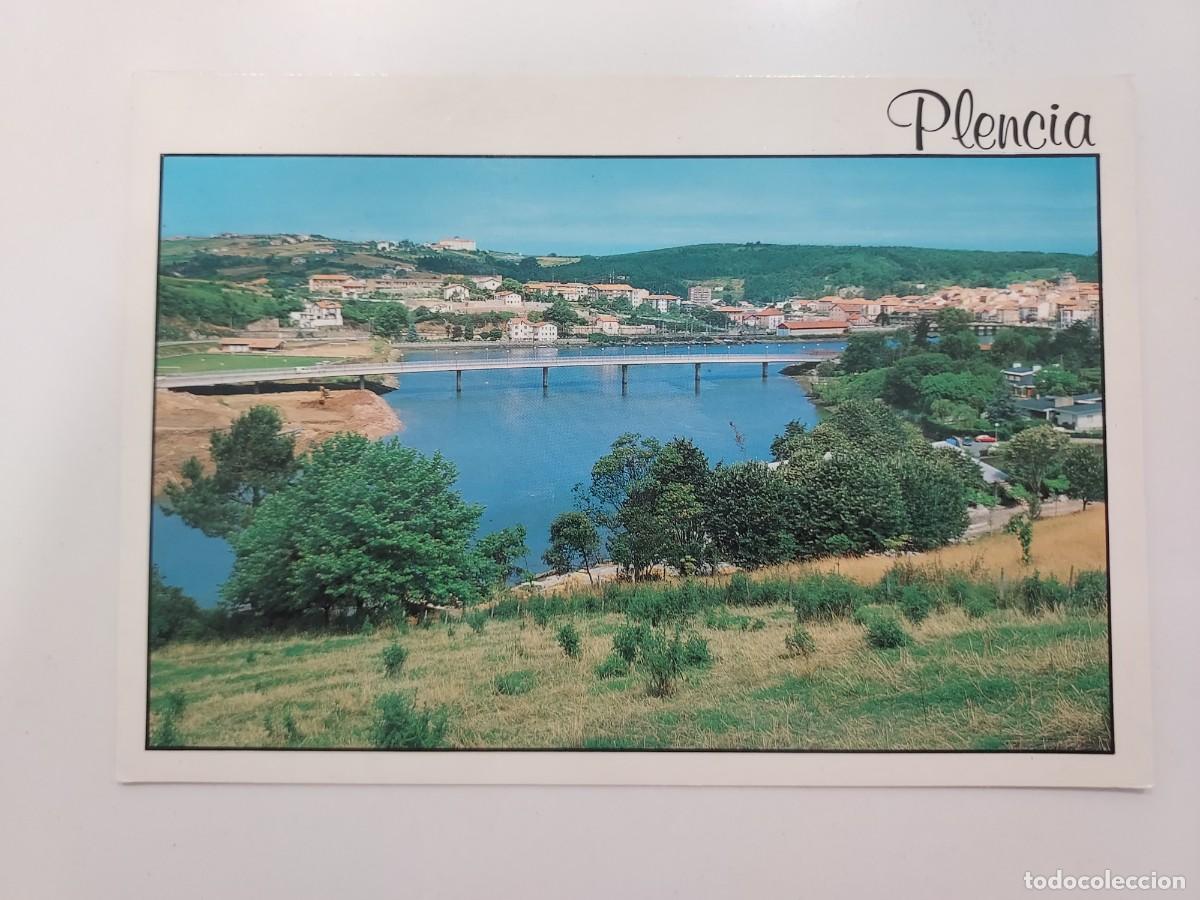 Postales: POSTAL PLENCIA PUENTE NUEVO Y RIA. SIN CIRCULAR. VIZCAYA