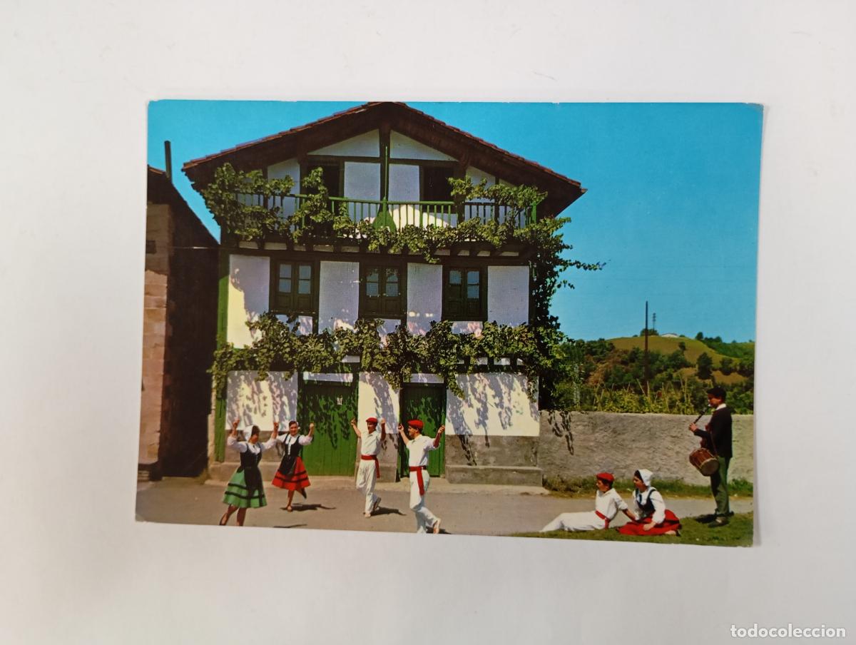 Cartoline: POSTAL DE FOLKLORE VASCO. DANZA VASCA. TDKP29Q