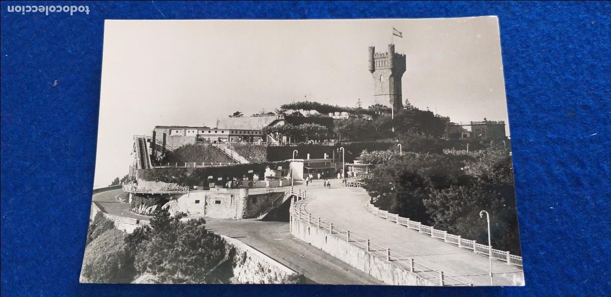 Postales: POSTAL DE SAN SEBASTIAN. N&ordm; 507. VISTA A&Eacute;REA DEL MONTE IGUELDO