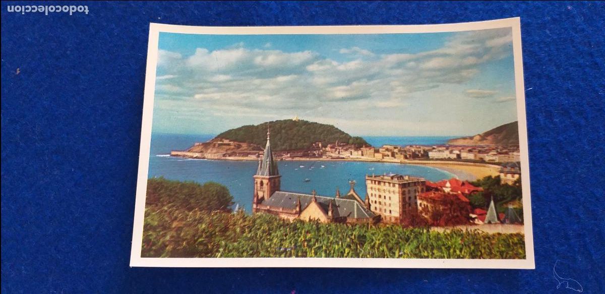 Postales: POSTAL DE SAN SEBASTIAN. Guip&uacute;zcoa. N&ordm; 19 VISTA PARCIAL DESDE ALDAPETA. Ed. ESPERON