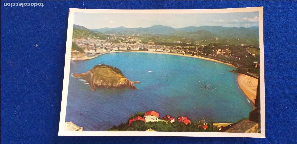 Postales: POSTAL ANTIGUA. SAN SEBASTIAN, VISTA DESDE el monte IGUELDO. N&ordm; 2