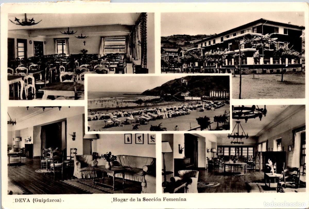 Postales: Deva (Guip&uacute;zcoa) - Hogar de la Secci&oacute;n Femenina - Manipel - 145x96mm