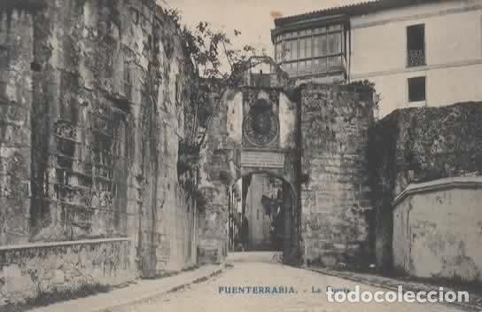 Postales: GUIPUZCOA ESCRITA FUENTERRABIA