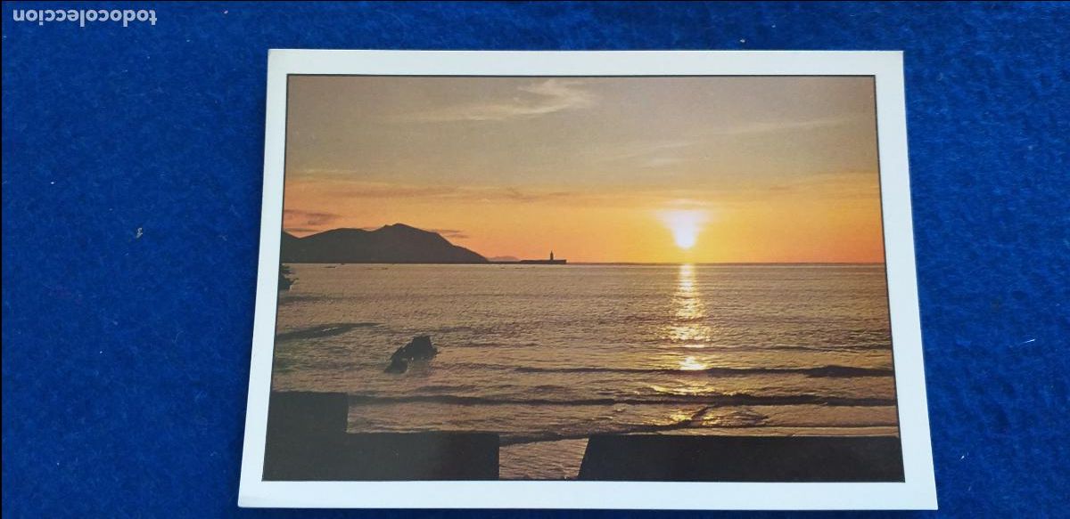 Postales: POSTAL DE ALGORTA. # 189. PUESTA DE SOL .
