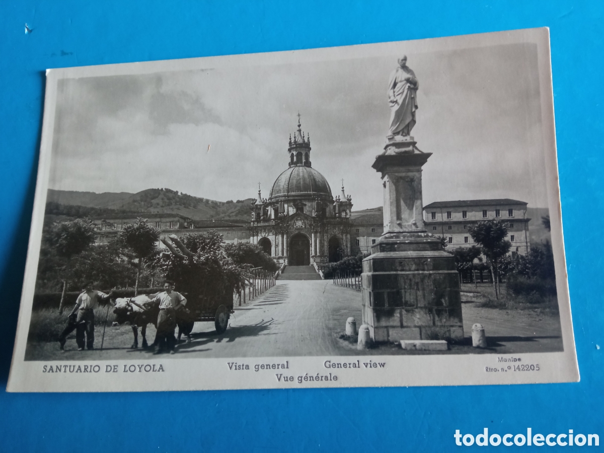 Postales: Antigua postal fotogr&aacute;fica, Santuario de Loyola, Vista General