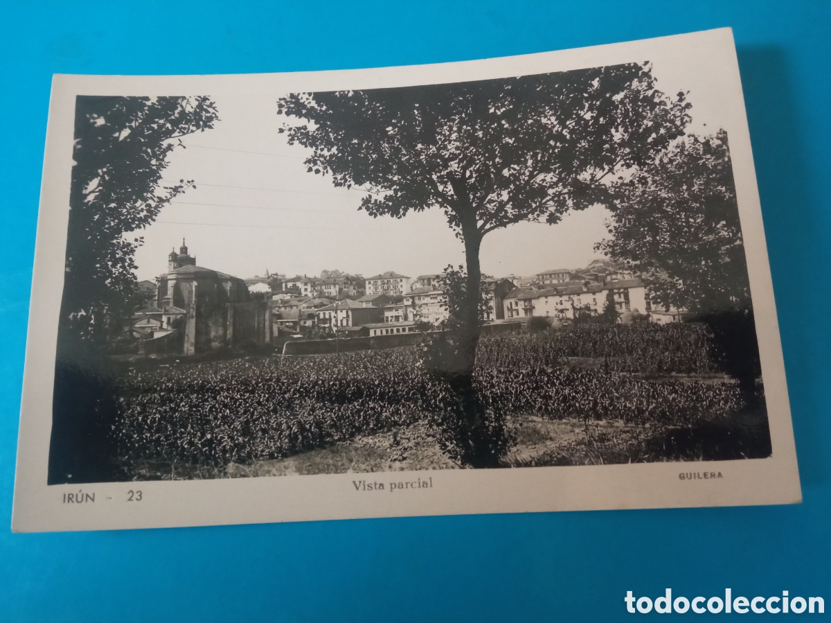 Cartoline: Antigua postal fotogr&aacute;fica, Irun, Vista parcial