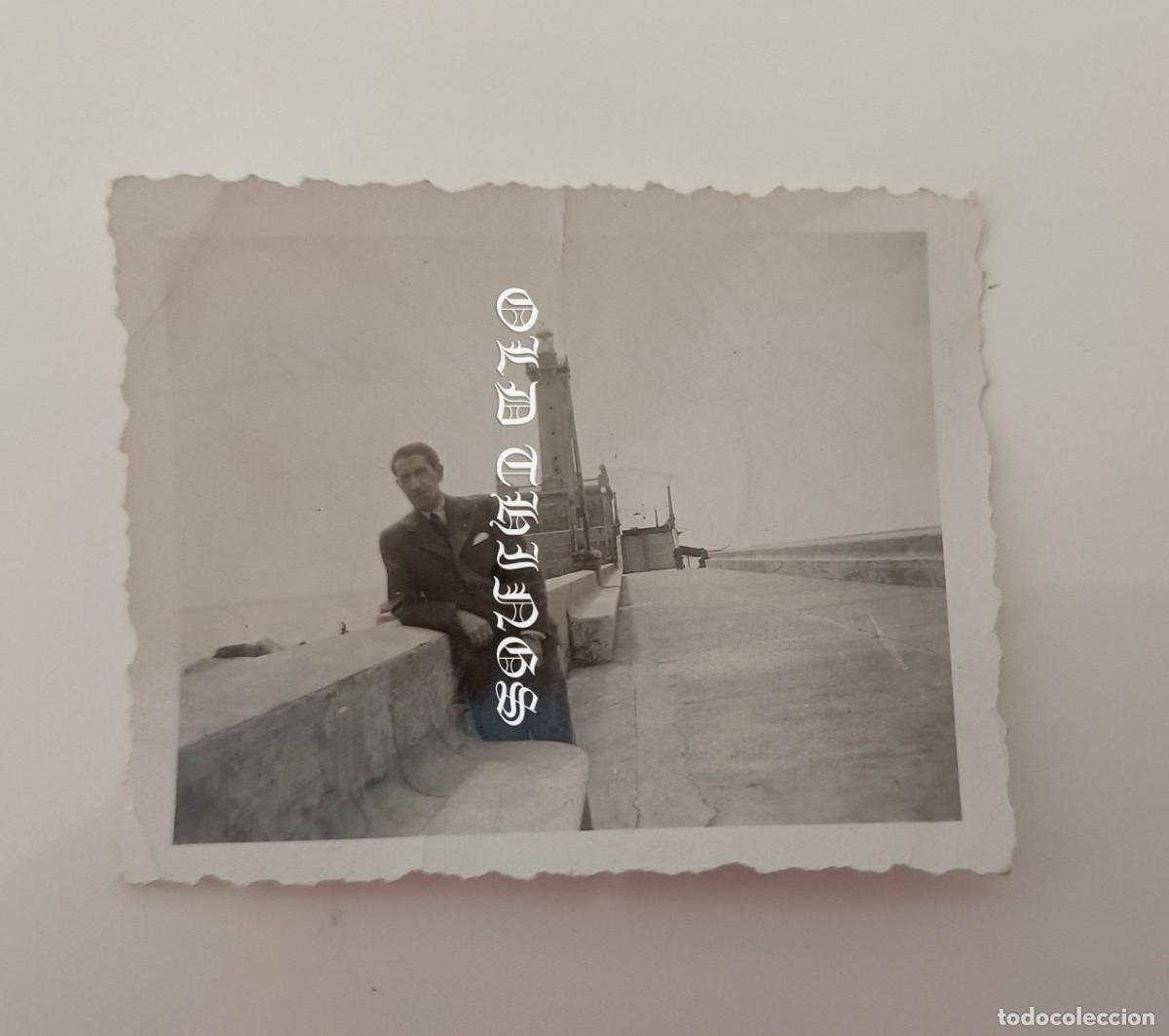 Postales: FOTOGRAFIA DEL PUERTO DE BARCELONA, A&Ntilde;OS 30 / 40, MIDE 6 X 5 CMS.