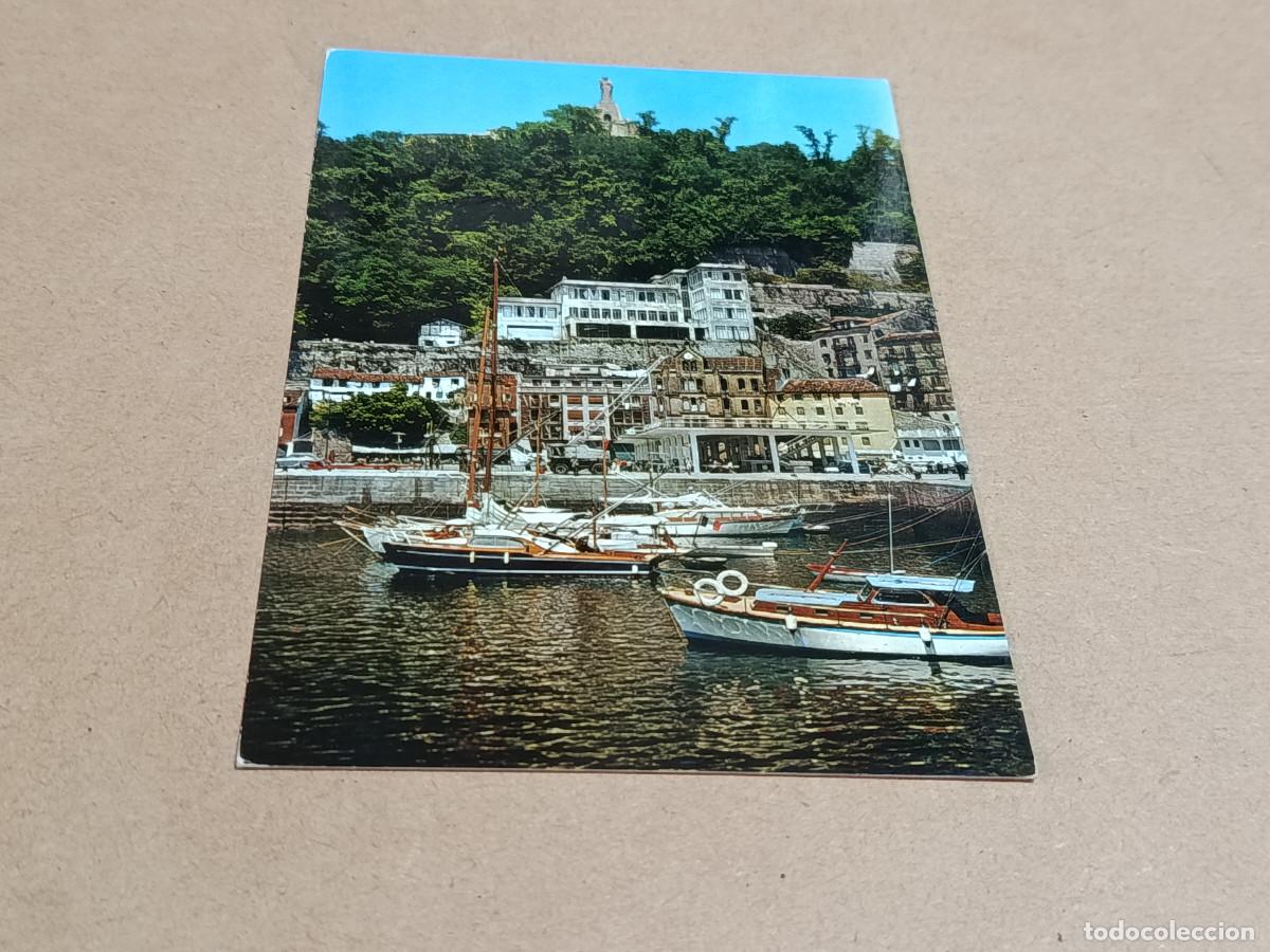 Postales: GUIP&Uacute;ZCOA - POSTAL SAN SEBASTI&Aacute;N - DETALLE DEL PUERTO