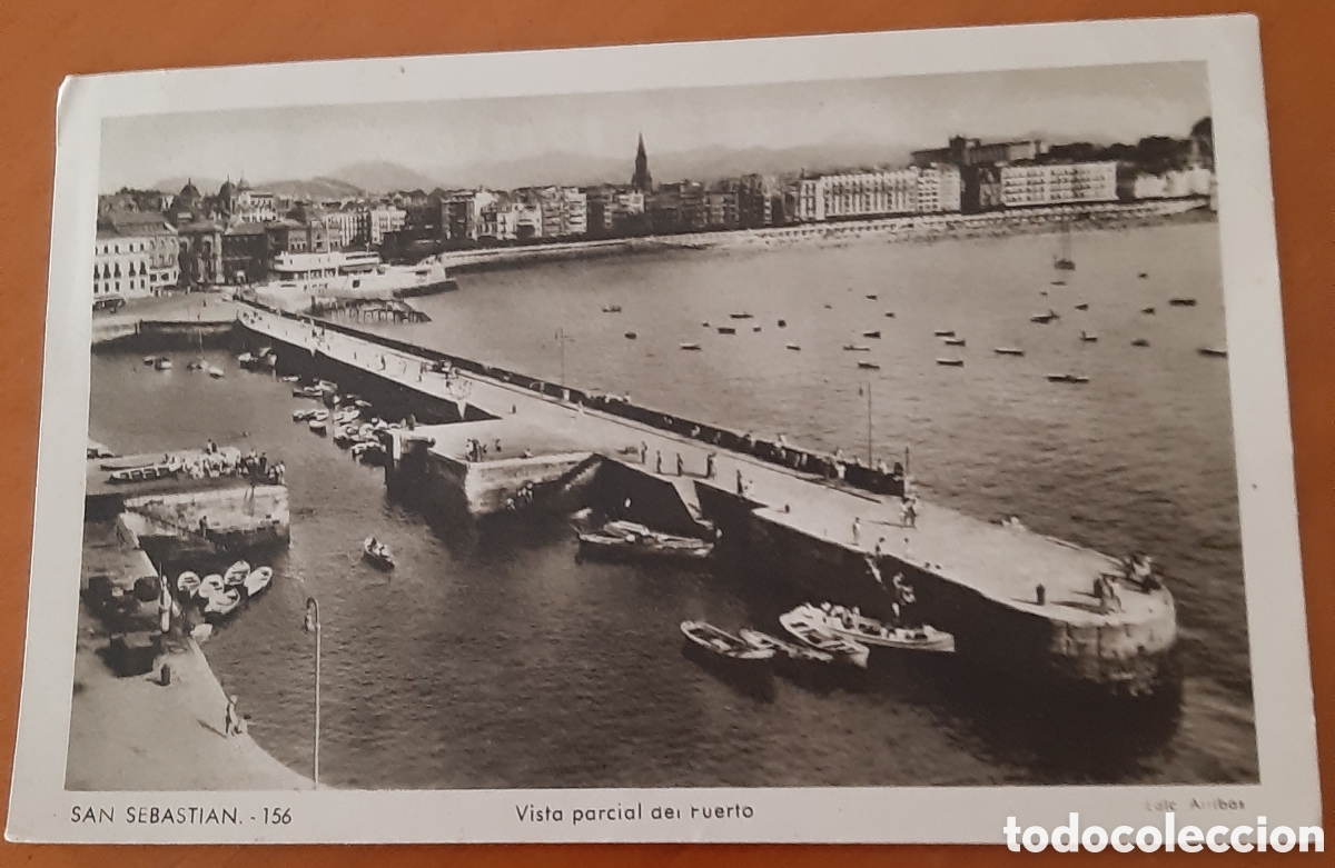 Postales: Postal San Sebasti&aacute;n. Vista parcial del puerto. Escrita y circulada. R10140