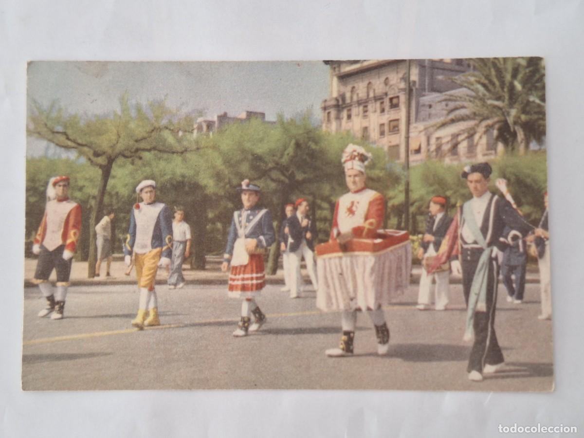 Postales: ANTIGUA POSTAL 110 SAN SEBASTIAN BAILARINES VASCOS FOTO MATURANA RV 2882