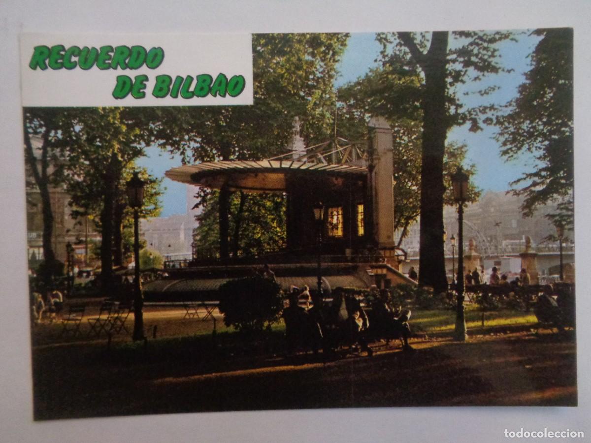 Postales: POSTAL DE BILBAO : QUIOSKO DEL ARENAL . A&Ntilde;OS 70