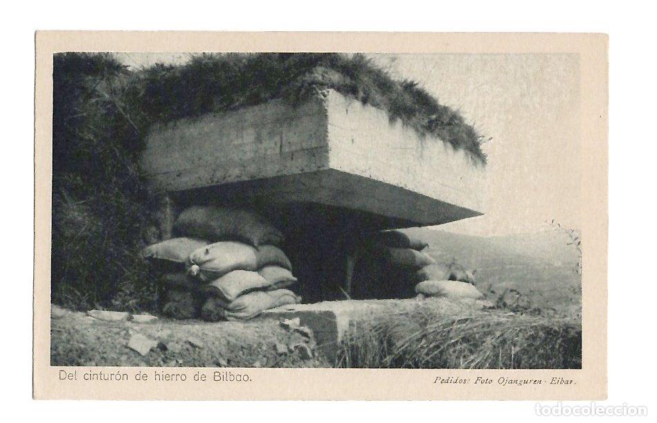 Postales: TARJETA POSTAL DEL CINTURON DE HIERRO DE BILBAO SERIE II N&ordm; 2 NIDO DE AMETRALLADORA FRENTA AL GALLO