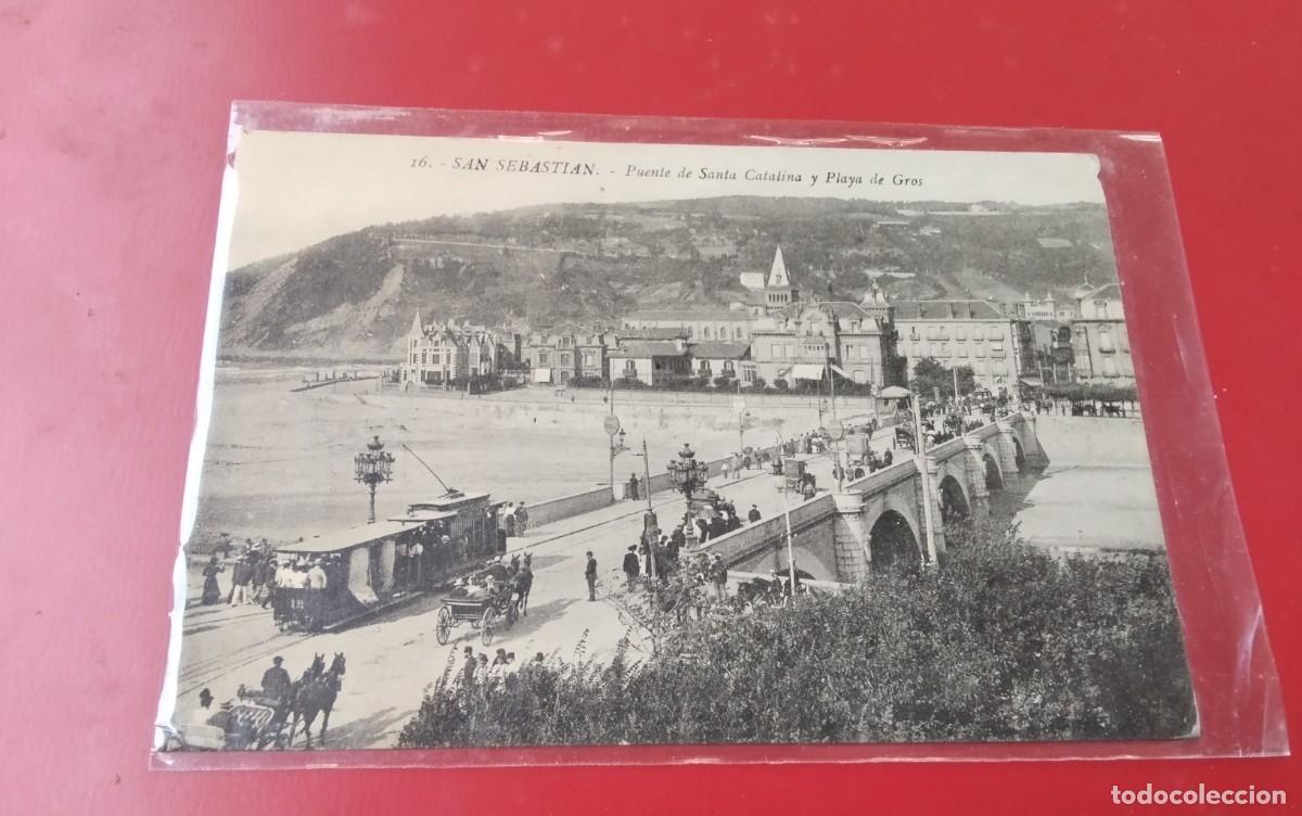 Postales: SAN SEBASTIAN , POSTAL ANTIGUA , BLANCO Y NEGRO