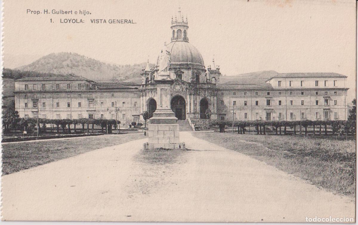 Postales: LOYOLA (GUIPUZCOA) VISTA CON LA ESTACI&Oacute;N &ndash; H.GUIBERT E HIJO N&ordm;2 &ndash; HAUSER Y MENET &ndash; S/C