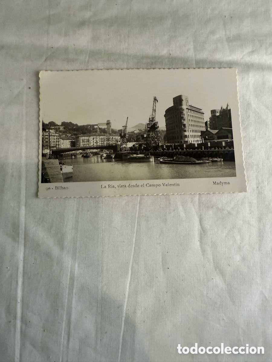 Postales: Postal Bilbao La R&iacute;a Blanco y negro Original de la &eacute;poca