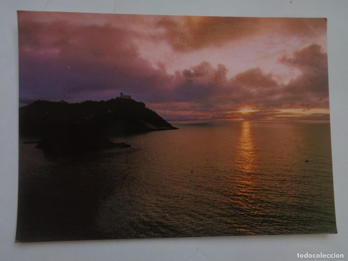 Postcards: POSTAL DE SAN SEBASTIAN : PUESTA DE SOL